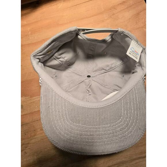 Vintage Winchester Tall Fescue Grey Adjustable Hat Embroidered Used Corduroy - Picture 5 of 6